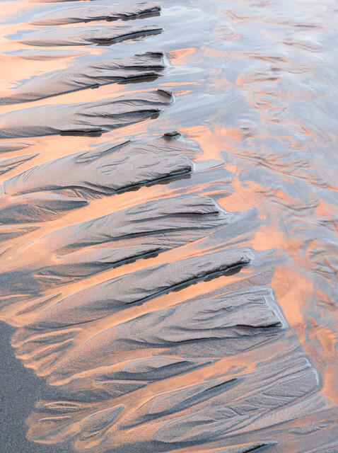 Beach Sand Reflections